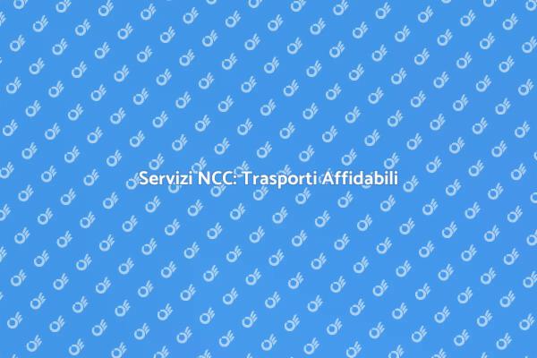 L'Autista NCC per Ogni Occasione