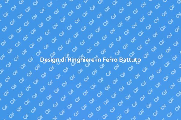 Creare Ringhiere in Ferro Battuto