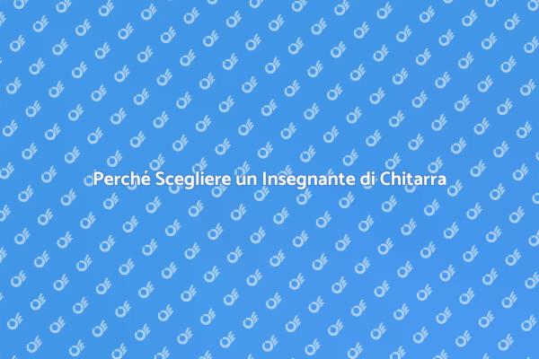 Impara a Suonare con un Insegnante Esperto