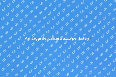 Pavimento in Calcestruzzo Esterno