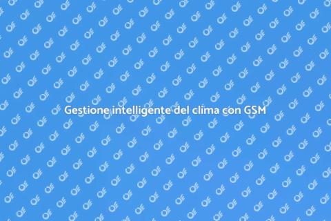 Termostato GSM per clima domestico