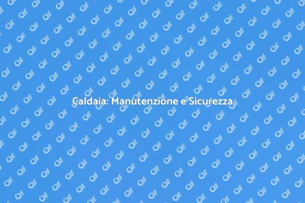 Manutenzione Caldaia: Prevenire Guasti