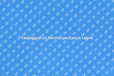 Recinto per Cani in Legno: Sicurezza