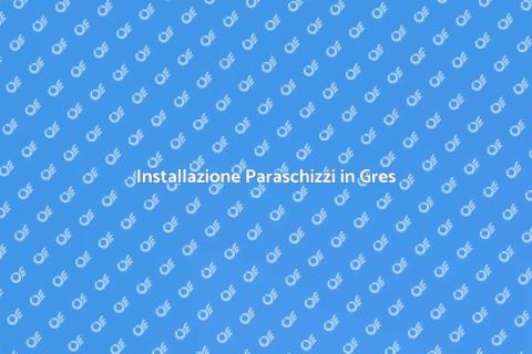 Paraschizzi in Gres Porcellanato