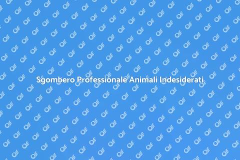 Controllo Animali Indesiderati