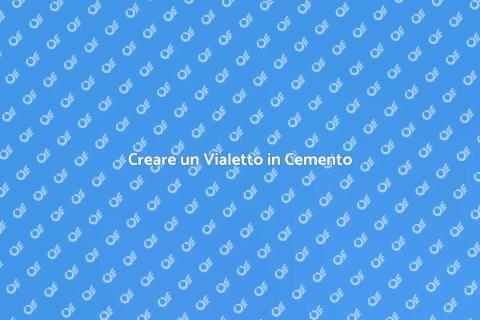Costruire un Vialetto in Cemento