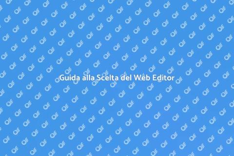 Scegliere il Giusto Web Editor