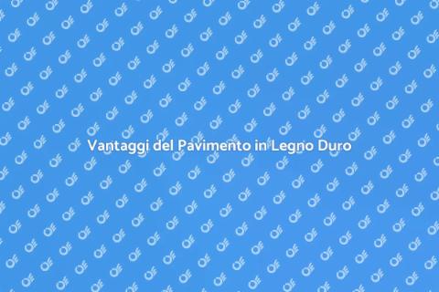 Pavimento in Legno Duro: Eleganza e Calore