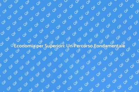 Programma di Studio Economia Superiori