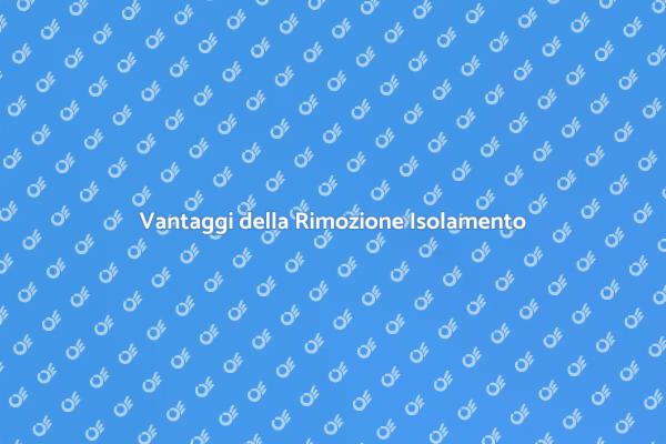 Isolamento Pareti: Perché Rimuoverlo?