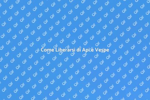 Rimuovere Nido di Api o Vespe
