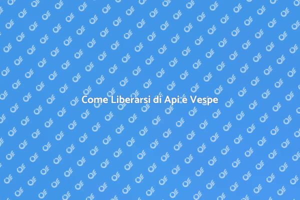 Rimozione Sicura di Api e Vespe