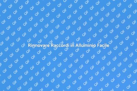 Dipingere Raccordi in Alluminio