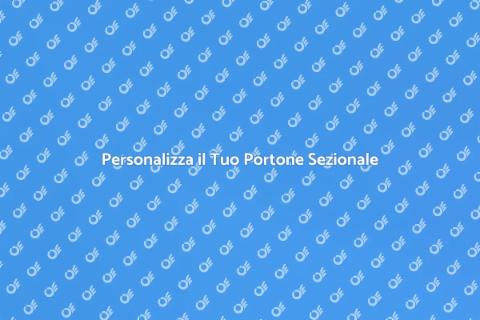 Portone Sezionale Colorato