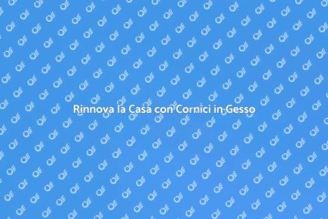 Cornici in Gesso: Eleganza per la Casa