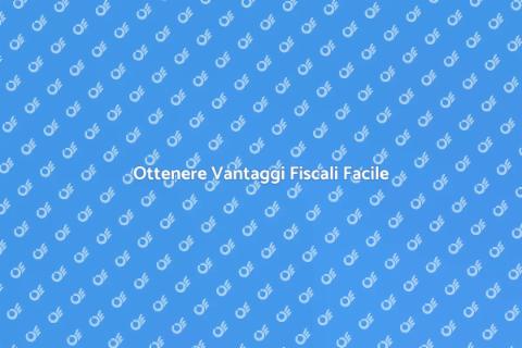 Consulenza Agevolazioni Fiscali