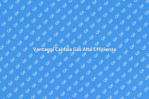 Caldaia a Gas Alta Efficienza