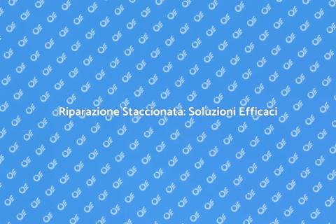 Riparare Staccionata: Guida Completa