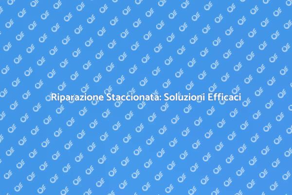 Come Riparare la Tua Staccionata?