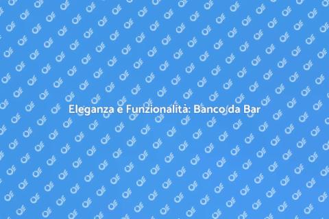 Banco da Bar in Legno Massello