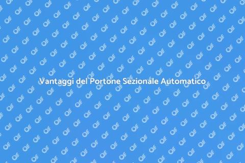 Portone Sezionale con Chiusura Automatica