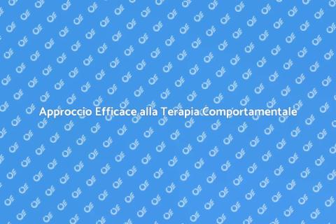 Terapia Comportamentale Applicata