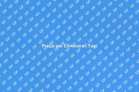 Quanto Costa uno Sterminatore di Topi