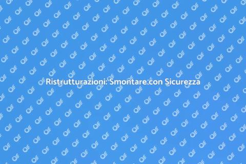 Smantellare una Struttura Esistente