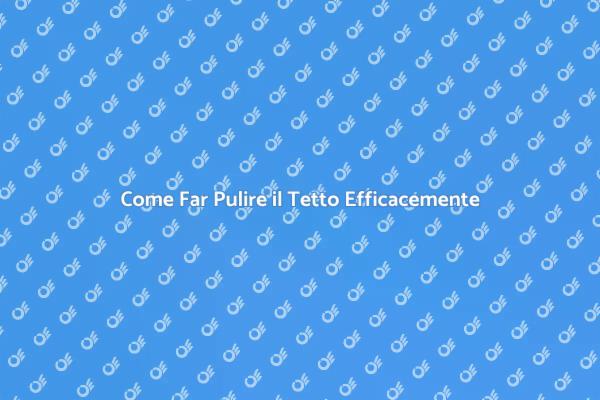 Vantaggi della Pulizia del Tetto