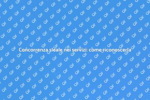 Indagine sulla concorrenza sleale