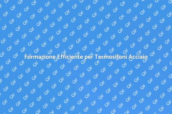 Formazione Strategica per Termosifoni