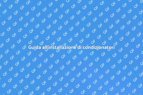 Installare condizionatore senza condotti