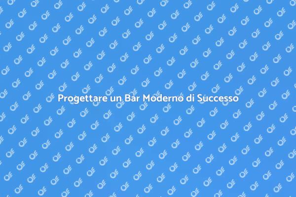 Progetta il Tuo Bar con Stile Moderno