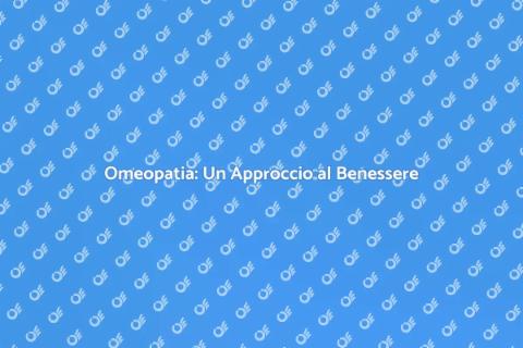 Medicina Alternativa Omeopatica