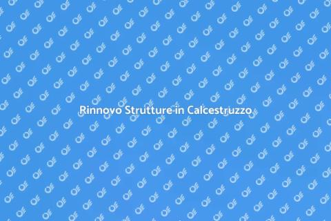 Ristrutturazione Calcestruzzo Necessaria