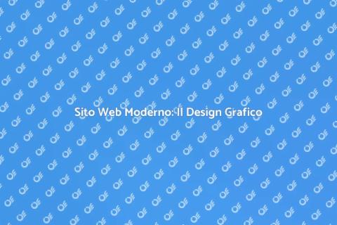 Design Grafico Sito Web Moderno