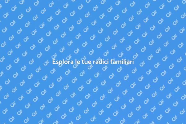 Riscopri le tue radici