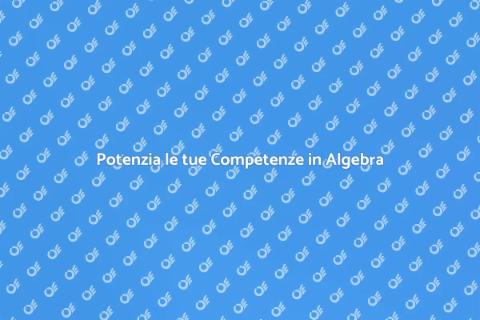 Lezioni Private di Algebra Efficaci