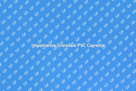 Correzione Grondaie in PVC Essenziale