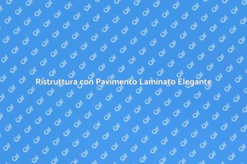 Pavimento Laminato Effetto Pietra