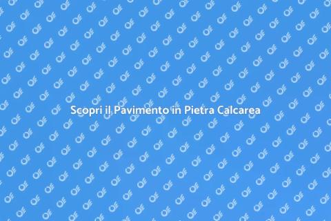 Pavimento in Pietra Calcarea Elegante