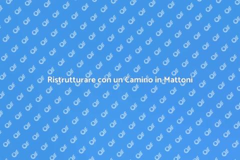 Camino in Mattoni Moderno: Stile e Calore