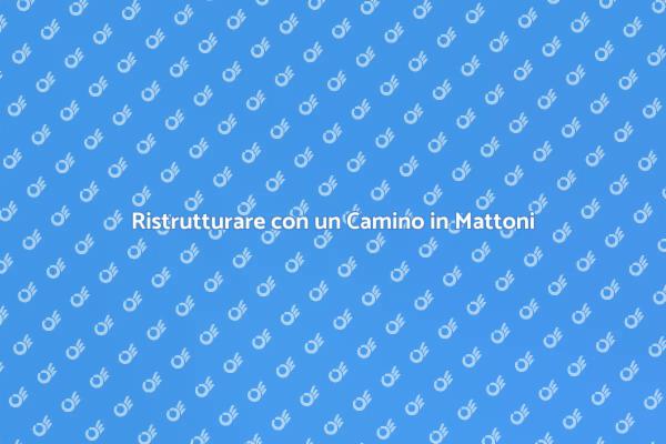 Camino in Mattoni: Calore e Design