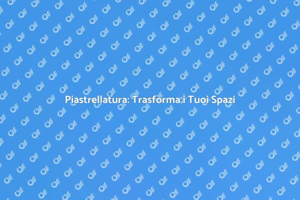 Ristruttura con il Servizio di Piastrellatura