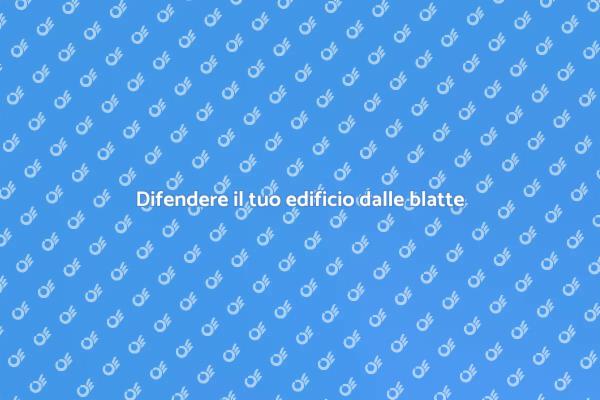 Strategie per combattere le blatte