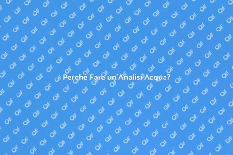 Analisi Acqua Professionale Economica