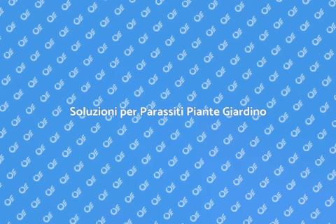 Controllo Parassiti Piante Giardino