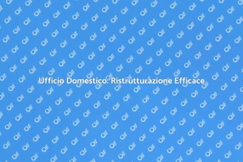 Rimodellare Ufficio Domestico Efficace