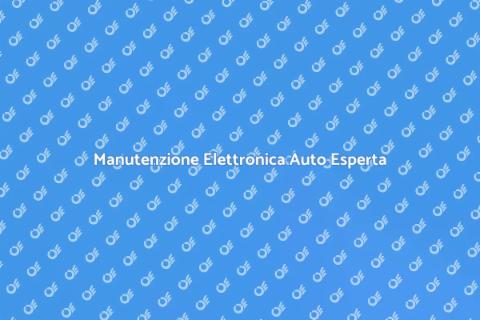 Controllo Elettronica Auto Professionale