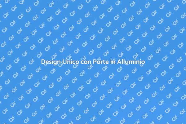 Trasforma i Tuoi Spazi con Porte in Alluminio
